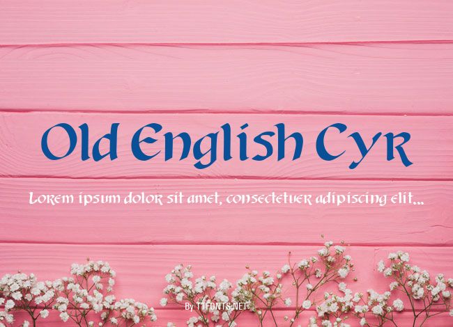 Old English Cyr example